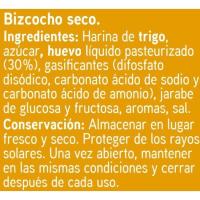 Bizcocho con huevo EROSKI, paquete 400 g