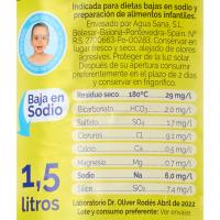 Agua mineral AGUA SANA, botella 1,5 litros