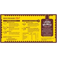 Lasaña fácil EL PAVO, 18 placas caja 200 g