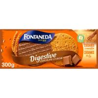 Galleta de chocolate con leche FONTANEDA DIGESTIVE, caja 300 g