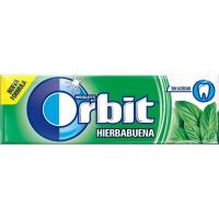 Chicles de hierbabuena en gragea Lc ORBIT, paquete 14 g