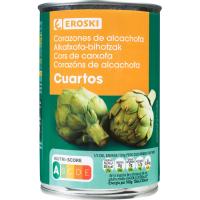 Alcachofa troceada en cuartos EROSKI, lata 240 g