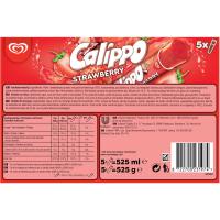 Helado de fresa CALIPPO, 5 uds, caja 525 g