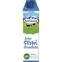 Leche semidesnatada ASTURIANA, brik 1 litro