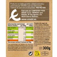 Magro de cerdo adobado fileteado EROSKI, bandeja 300 g