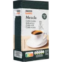 Café molido mezcla EROSKI BASIC, paquete 250 g