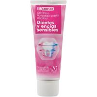 Dentífrico dientes-encías sensibles EROSKI, tubo 75 ml