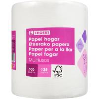 Papel de cocina rollo gigante EROSKI, paquete 1 rollo