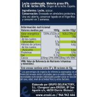 Leche condensada EROSKI, dosificador 450 g