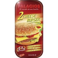 Hamburguesa de queso PALACIOS, pack 2x125 g