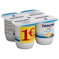 Yogur sabor a macedonia DANONE, pack 4x120 g