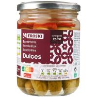 Banderillas dulces EROSKI, frasco 210 g 