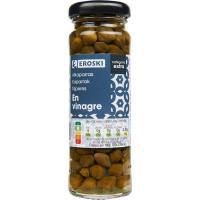 Alcaparras EROSKI, frasco 60 g 