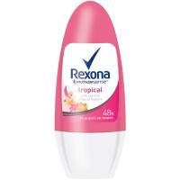 Desodorante para mujer Tropical Power REXONA, roll on 50 ml 