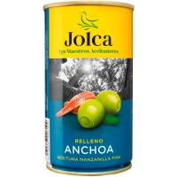 Aceitunas rellenas de anchoa JOLCA, lata 150 g