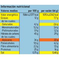 Barrita de chocolate con leche EROSKI, caja 192 g